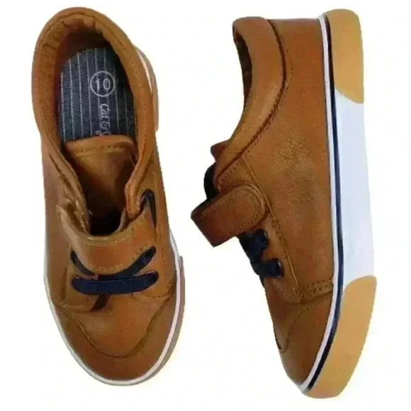 Cat & Jack Toddler's Vance Sneakers Brown Lace-Up - Picture 2 of 14